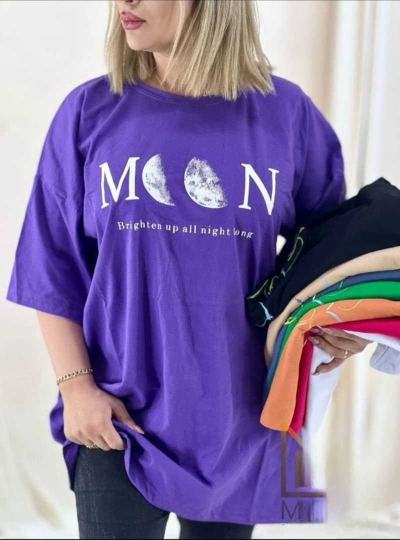 تیشرت لانگ ماه زنانه | ۱۲ رنگ جذاب و پرفروش ۲۰۲۵